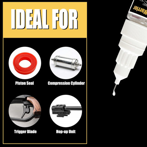 Buffalo Warrior (2 20ml Air Gun Oil, Suitable for lubricating The Seals, O-Rings, Pistons and Metal Parts of The air