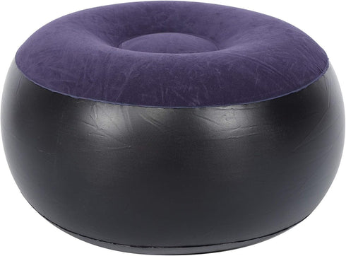 15 15 3 Yctze Stool Round, * * Portable Outdoor Camping Chair Inflatable Flocking Stool Footrest for Home Office Travel