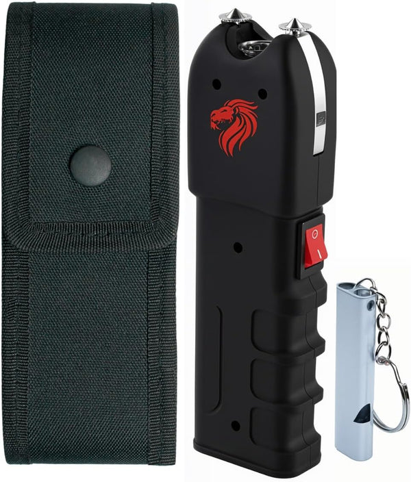 Odds Shifter - Stun Gun for Self Defense and Camping Essentials with Emergency Whistle