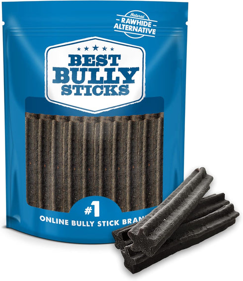Best Bully Sticks All-Natural Doggie Dental Chews - Star Shaped Beefy Dental Chews, 20 Pack - Promotes Dental Hygiene