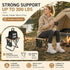 Xyphium Backpack 2-in-1 Backpack 265lbs, Portable Foldable Stool with Storage Pouch - Lightweight Chair for Hiking