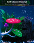 Uniclife Betta Mushroom Hammock - Soft Aquarium Rest Bed with Suction Cup, 2 Pack