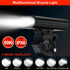 Victagen 5000 Lumens 3LED Bike Lights for Night Riding, USB Rechargeable Headlight, 6 Modes, Front and Back