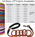 MayPaw Heavy Duty Nylon Dog Leash, 3/4/5/6/7/8/10/12/15 FT with Soft Padded Handle for Large Medium Small Dogs