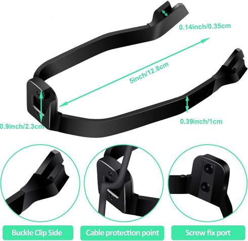 Z-FIRST 2 Pieces Rear Fender Mudguard Bracket, Rear Fender Scooter Replacement Accessory for Xiaomi M365/M365 Pro