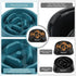 2PCS Slow Feeder Dog Bowls, Anti-Slip Maze Puzzle Feeding Bowls for Small and Medium Dogs and Cats (Black Navy Blue)