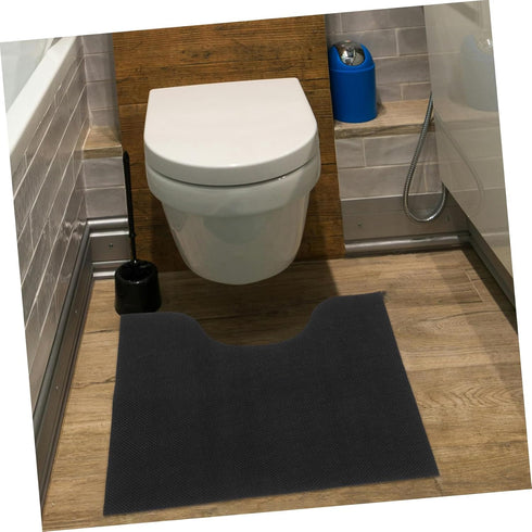 6-piece Set Garneck U-Shaped Toilet Training Pad Washable Bathroom Rug Funny Designs for Potty Training Toilet Bowl Mat