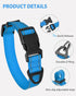(5/8" Joytale Dog Collars for Small Dogs, Feather-Light Double-Sided Reflective Nylon Collar for Night Safety