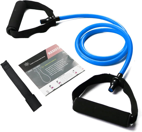 Resistance Bands with Handles - Single Exercise Bands for Resistance Training, Physical Therapy, Home Workouts