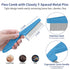 5 in 1 Dog Grooming Kit - Self-Cleaning Slicker Brush for Shedding Dogs & Cats, Includes Pet Comb, Bath Brush, Rake