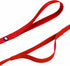 Blueberry Pet Essentials Matching Dog Collar and Double Handle Leash Set in Rouge Red, Adjustable Nylon Collar with 5