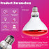 250 Bulb 1 Pack, Bulb LUCKY HERP Infrared Heat Lamp for Chickens - Watts Red Heat Lamp Heat Light for Brooder Coop