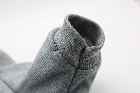 DroolingDog Small Dog Hoodie Pet Sweater T-Shirt for Small Medium Dogs, Grey Clothes for Girls