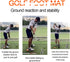 Golf Physical Strength Pad Force Plate - Rubber Exerciser Step Pad for Improved Golf Game & Training Aid