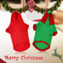 HYLYUN Puppy Christmas Outfit 2 Packs, Small Dog Santa Claus Suit Hoodies for Small Dogs and Cats