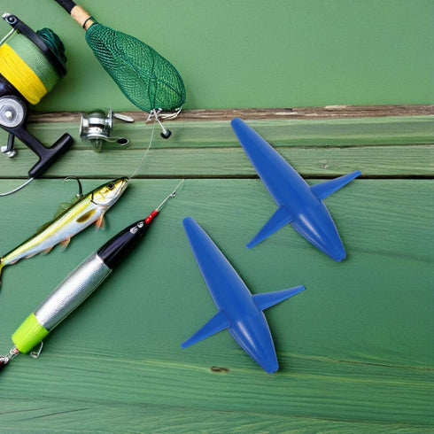 HINTRMENT 2pcs Set Trolling Bird Teaser Lures Blue Hard Baits for Offshore Tuna Sea Fishing Trolling Accessories