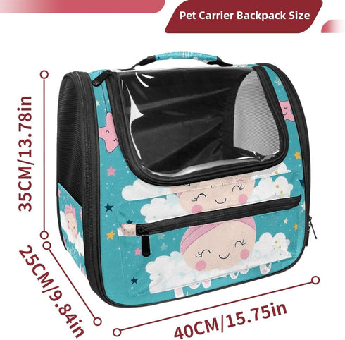 (2) Backpack Backpack Hello Baby Cat Carrier Pet Carrier for Small Dogs and Medium cat Puppy Kitten Bunny