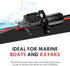Trolling Motor Plug, 12V 24V 8 Gauge 2 Wire Receptacle Compatible with Minn Kota, Quick Connect Socket