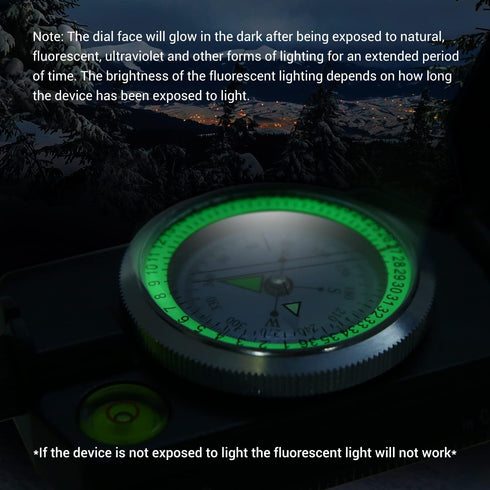 Sportneer Waterproof Shockproof Compass for Hiking, Climbing, Biking, Exploring Geology Outdoor Activities