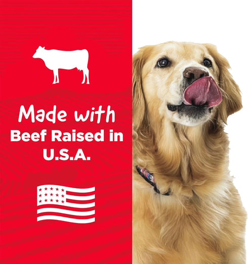 Country 32 oz Kitchen Beef Jerky Tender Dog Treats, Made with Real Beef, High Protein, Low Fat, No Artificial Colors