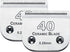 2Pack #40 Blade Dog Grooming Clipper Replacement Blades, Compatible with Andis/Wahl/Oster, Detachable Ceramic & Steel