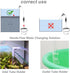 Compact Aquarium Siphon Vacuum and Water Changer Kit with Cleaning Brush for Small Fish Tanks