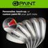 Golf Club Paint - Touch Up, Fill in, Customize Clubs - 4 Pack of 10ml Bottles in Black, White, Red & Blue