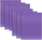 6pcs Cat Scratching Manicure Strips - 5 * 6.3" Nail File for Cats, Scratch Liner for Litter Box Furniture (Purple 6pcs)