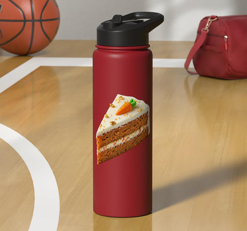 Carrot Cake Dessert Carrot Cake Stainless Steel Insulated Water Bottle