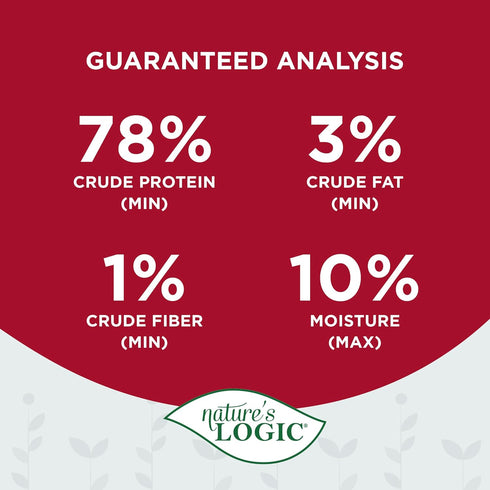 Nature's Logic Beef Lung Canine Treat - 1lb