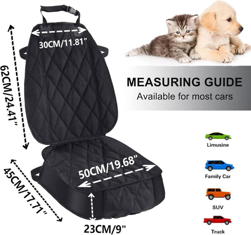 600D AsFrost Dog Seat Cover Cars Trucks SUVs, Thick Waterproof Pet Car Seat Cover Dog, Heavy Duty & Wear-Resistant