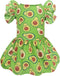 CuteBone Princess Dog Dress with Flutter Sleeves, Birthday Outfit for Small Dogs, Cat Clothes, Girl Pet Apparel FX07L