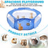 Sunnymove Small Animal Playpen & Grooming Kit, Portable Foldable Pet Playpen with Mesh Top for Rabbits, Guinea Pigs