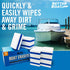 Premium Boat Scuff Erasers, Boating Accessories for Cleaning, Gift for Pontoon, Fishing, Jon Boats