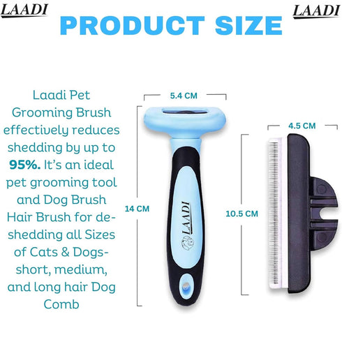Deshedding Tool for Dogs and Cats - Reduces Shedding by Up to 95% in Less Than 10 Minutes—best Choice for Grooming and Deshedding Your Lovely Pets. Dog Brush Cat brush Horse Brush Rabbit Brush