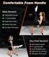 TABEKE Push Up Bar, 12" High Parallettes Bars & Dip Bar with Foam Handles, No Wobbling Calisthenics Equipment