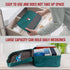 PKQP Backpacking First Aid Bag, Empty Medical Supplies Organizer Bag Portable Trauma Kit for Home Office Kitchen