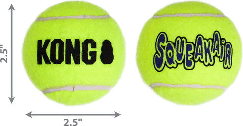 KONG Cozie Marvin The Moose and 3 SqueakAir Balls - Fun, Interactive Dog Toys for Fetch & Soft, Sturdy Indoor Play for