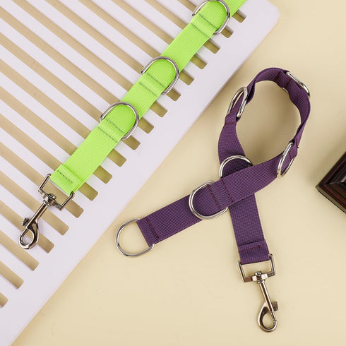 2pcs Dog Grooming Extender, Quick Release Nylon Adjustable Table Straps for Grooming Leash Loops (Green, Purple)