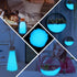 1000PC Glow in The Dark Stones Glowing Rocks Luminous Pebbles for Outdoor Decor,Garden Yard,Fish Tank,Walkway,Pathway,Aquarium(Blue)
