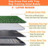 Dog Grass Pad with Tray 25"X20", Artificial Grass for Potty Training, Indoor Outdoor Dog Pee Grass Litter Box