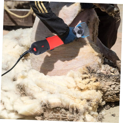 2pcs Electric Wool Shears Accessories - Goat Trimmer Electric Razor Shaver Guide for Sheep Grooming Clippers, Plastic