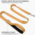 Joytale Double-Sided Reflective Dog Leash, 6 FT/5 FT/4 FT, Padded Handle for Small & Medium Dogs, Khaki