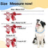 Segarty Dog Bowtie, 50pcs Adjustable Dog Bow Ties for Medium Large Dogs, Cute Plaid Neckties Grooming Accessories
