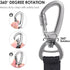 Hotsky Tactical Dog Leash - Heavy Duty for Medium Large Dogs, 4-6Ft Strong Bungee Shock Absorbing with Padded Double