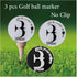 Golf Ball Marker with Stroke Counter Bracelet, Birdie Marker, Golf Accessories for Men and Women, Gifts