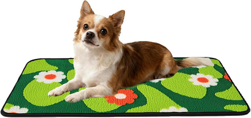 Qeils Reusable Puppy Pads for Small Dogs, Washable Pee Pads with Non-Slip