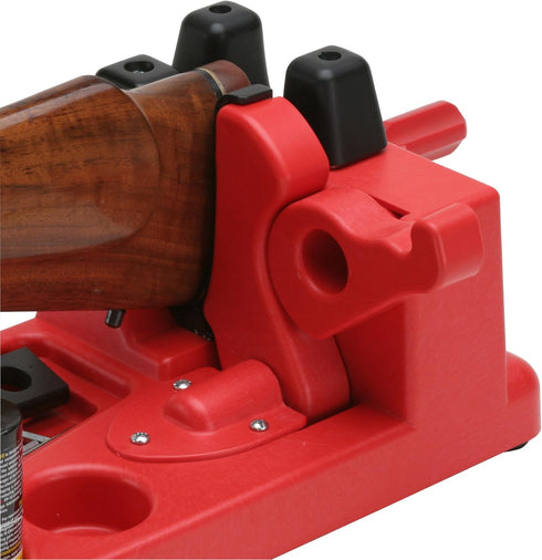 MTM GV30 Gun Vise for Gunsmithing, Free Standing, 11 Compartments, USA Made, Red