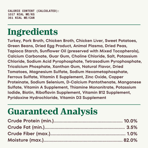 NUTRO HEARTY STEW Adult Natural Grain Free Wet Dog Food - Cuts in Gravy, Roasted Turkey, Sweet Potato & Green Bean