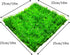 2pcs Artificial Aquarium Grass Mat Decorations, 10"X10" Plastic Lawn Ornament for Fish Tank